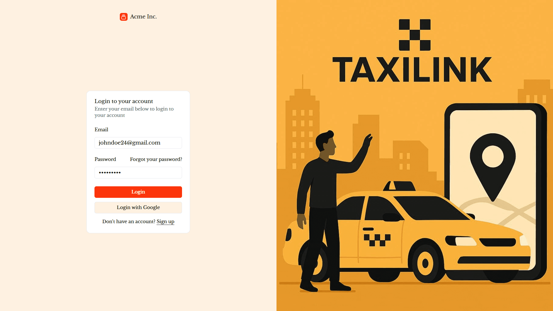 Login Page